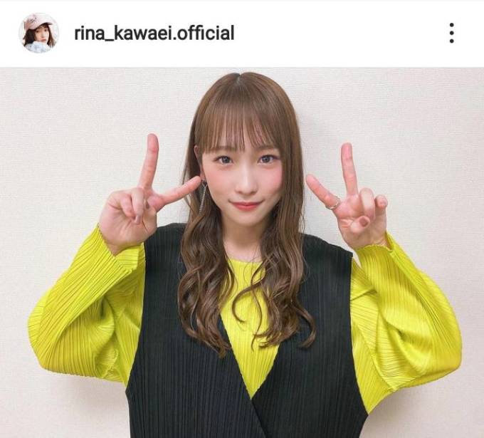 ママりっちゃん可愛い 川栄李奈 ダブルピースの 仕事納め Shotに反響 いっそう綺麗に ニフティニュース