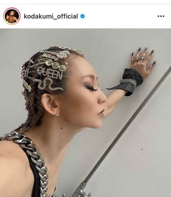 倖田來未 ヘアクリップ KDKM