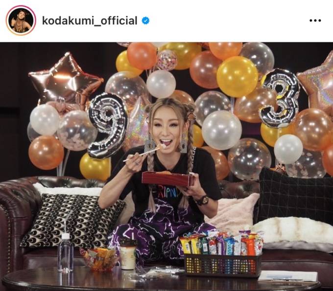 倖田來未、笑顔の“もぐもぐSHOT”公開に反響「可愛すぎてヤバい」「世界一の女神」