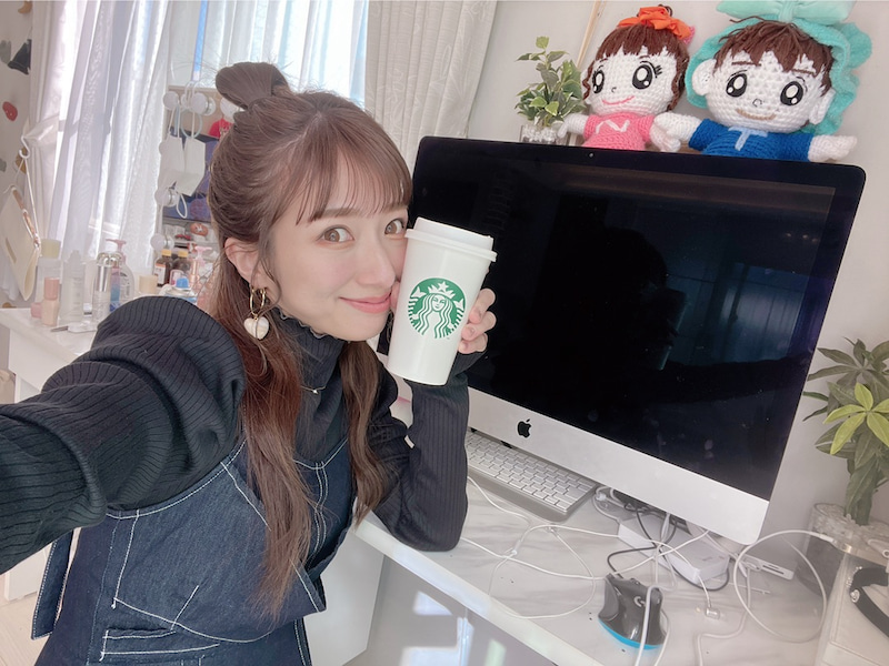 「最高です」辻希美、自宅でリモート取材＆打ち合わせデーでスタバをデリバリーメイン画像