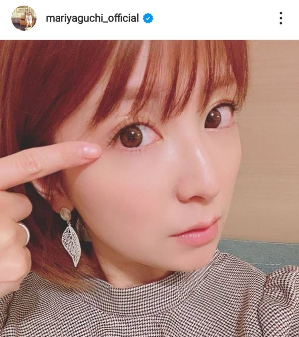 メイクも時短で最高 矢口真里 まつ毛バッチリ 顔アップshotに反響 綺麗な瞳 美人ですね ニフティニュース