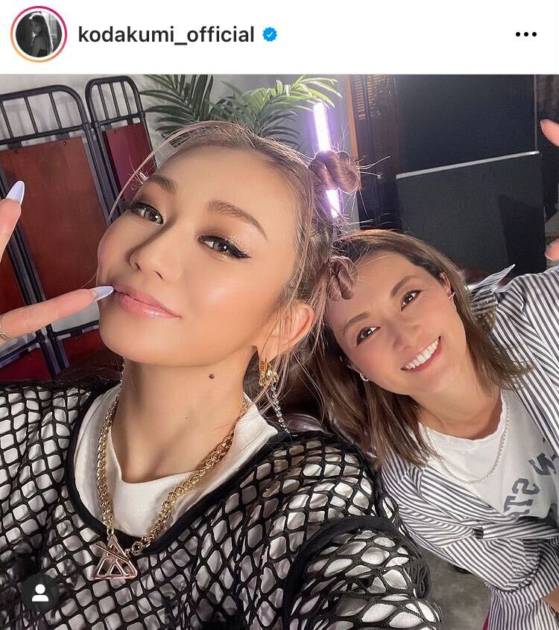 倖田來未、“おねぇちゃん”DoAs伴都美子との仲良し2SHOTを公開「素敵