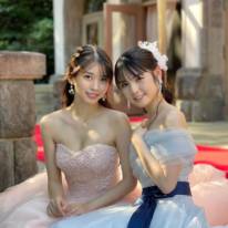 「美しさ、国宝級」道重さゆみ、モー娘。牧野真莉愛との華やかなドレスSHOTにファンうっとり「最強美女コンビ」