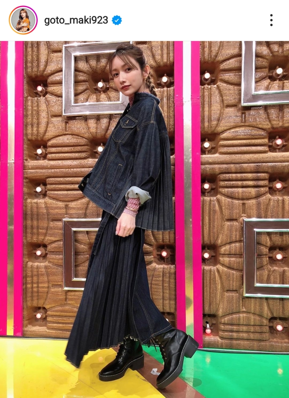 後藤真希、美スタイル際立つ“デニムな気分”の秋服コーデに絶賛の声「めちゃくちゃ可愛い」「お似合いです」メイン画像