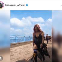 倖田來未、大胆スリットから美太ももを覗かせたフェスのオフSHOTに反響「全てが最高」「安定のスタイル」