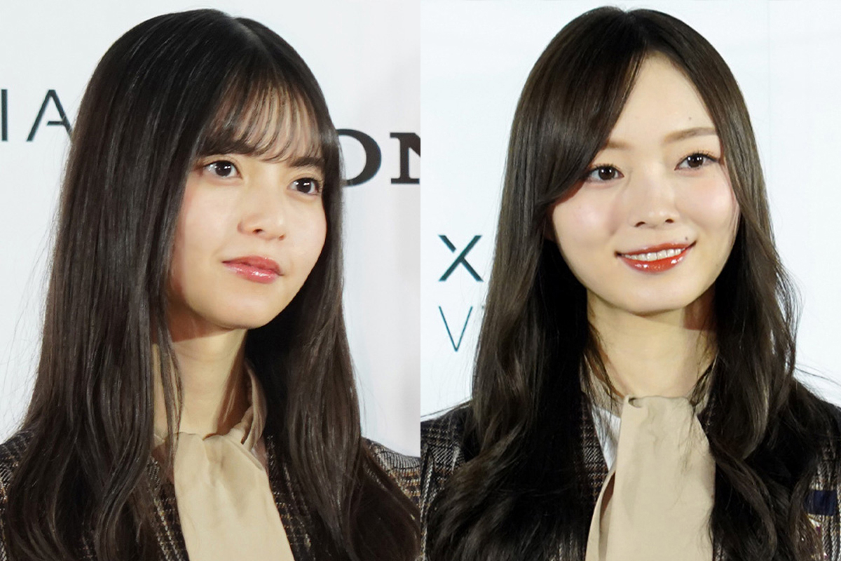 齋藤飛鳥 梅澤美波 乃木坂46サイリウム3本 乃木坂46梅澤美波、齋藤飛鳥と顔を寄せ合った卒コン2SHOTに