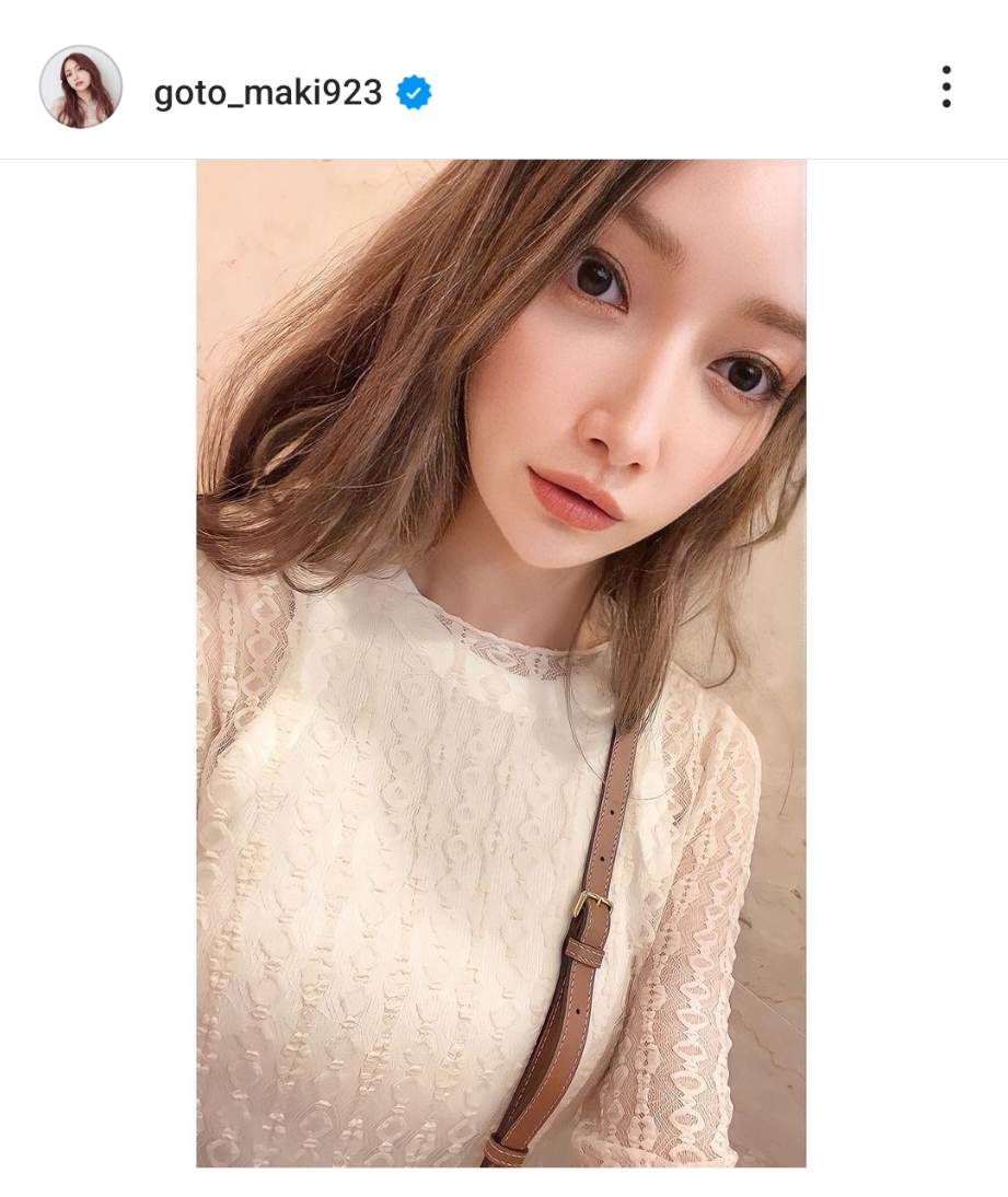 後藤真希、美肌の際立つアップSHOTに絶賛の声「めちゃくちゃ美人」「沼る」メイン画像