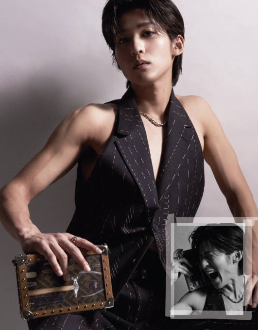 目黒蓮、引き締まった圧倒的肉体美を披露！フェンディのメンズコレクションで華麗に魅せる