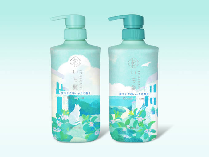いち髪、夏限定「和ハッカの香り」のシャンプー＆コンディショナーが数量限定で発売