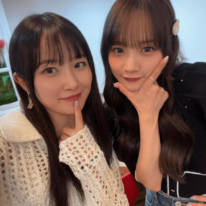 森戸知沙希、稲場愛香とパシャリ！仲良し“まなちぃ”SHOTにファン歓喜「尊い」「推しと推し」