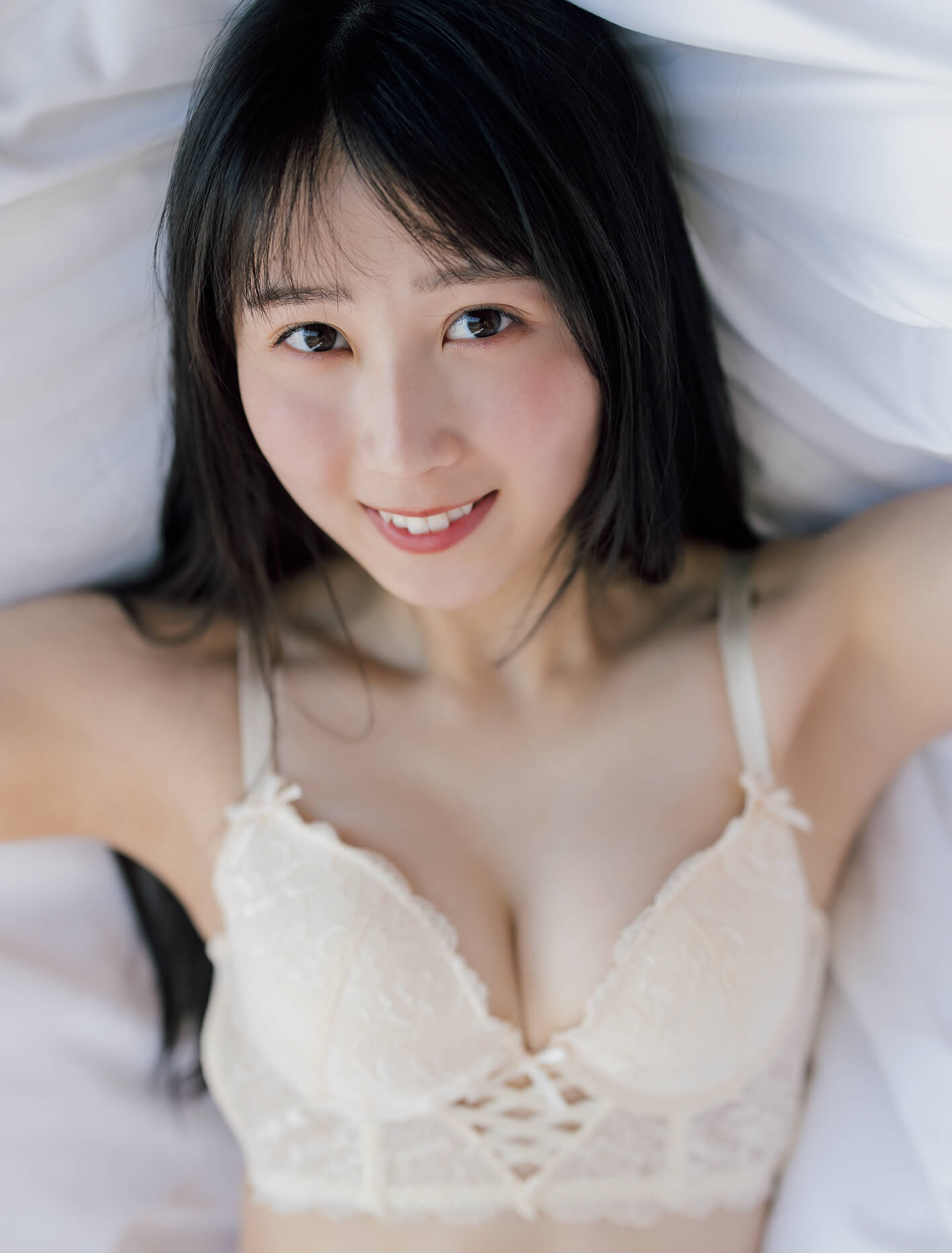 SKE48井上瑠夏、人生初のランジェリー撮影で美ボディ披露！開花した