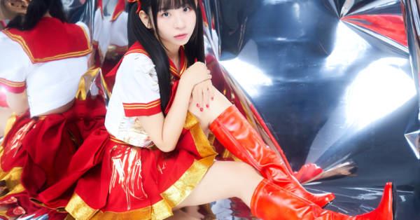 L ) 新品 未使用 でんぱ組 赤 スカジャン ブルゾン ジャケット 古川未鈴 1fm1128-600x314.jpg