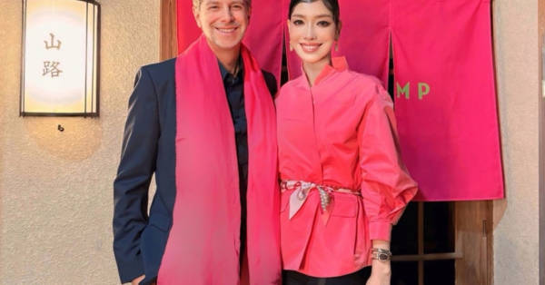 アンミカ、夫と“ピンクコーデ”でパシャリ！仲睦まじい2SHOTに「素敵な