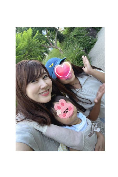 安めぐみ、10歳長女＆1歳次女とパシャリ！家族で熱海旅行へ「のんびり出来て、心も整いました」