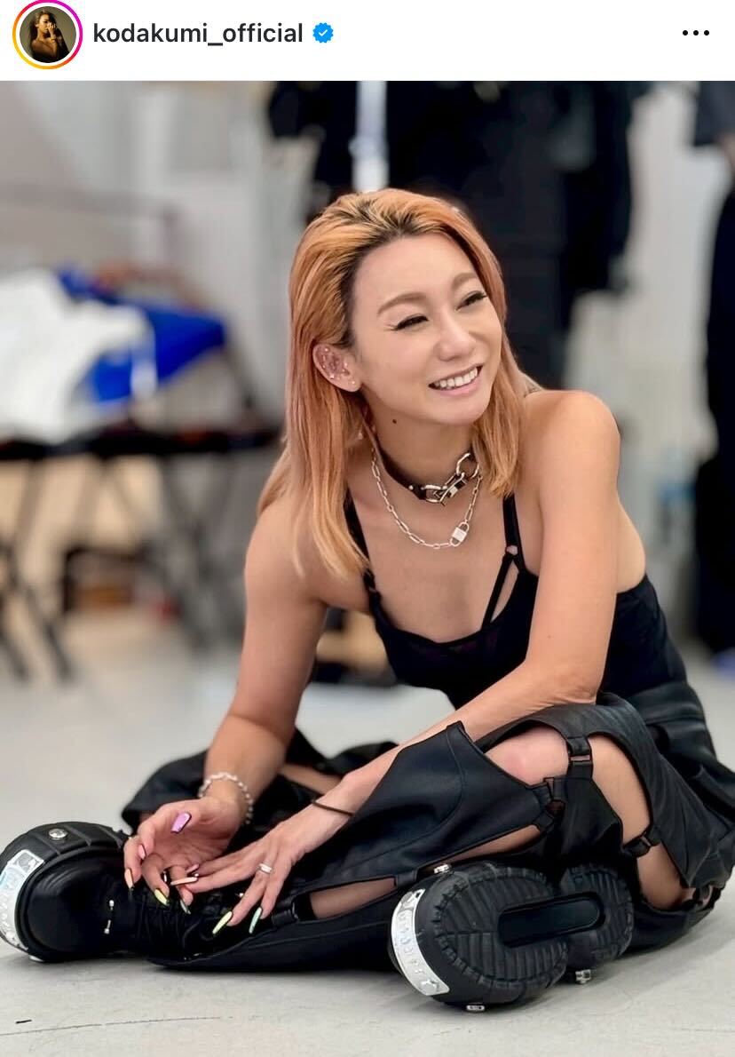 倖田來未、引き締まった美ボディ披露のリハSHOTに反響「かっこいい歳のとりかた」「いつまでも素敵」