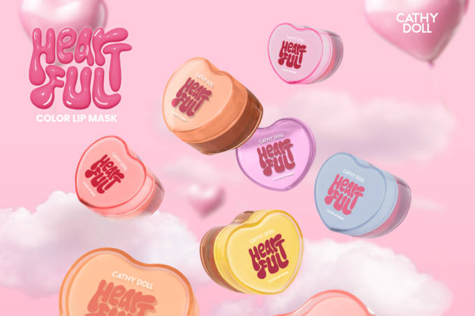 キャシードール、とろけだす透け感×血色「Cathy Doll　ハートフル カラーリップマスク」が登場