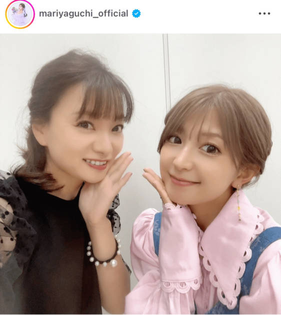 矢口真里、保田圭とのお揃いポーズSHOTに「モー娘。時代から応援してます」「とっても可愛い」の声サムネイル画像!