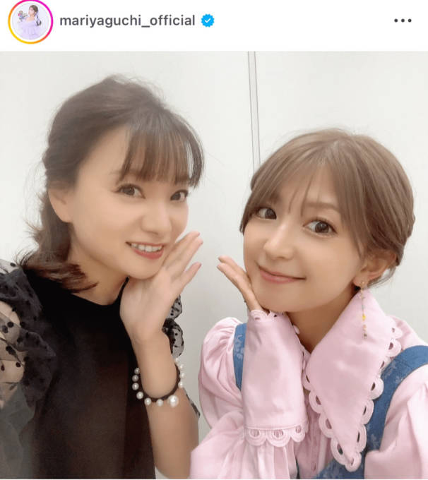 矢口真里、保田圭とのお揃いポーズSHOTに「モー娘。時代から応援してます」「とっても可愛い」の声