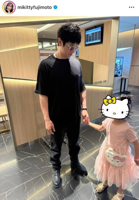 藤本美貴、“紳士”な夫・庄司＆5歳次女のほっこりSHOTに「娘ちゃんの横顔がミキティ」「そっくり！」の声