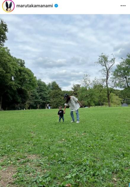 「すごーい」3児の母・丸高愛実、子供たちの成長を感じる公園SHOTに反響「さすが運動センスあり！」サムネイル画像!