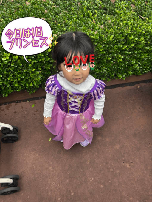 ニッチェ江上、長女3歳の誕生日はディズニーシーへ!成長ぶりに感動「頼もしくなったね、プリンセス」
