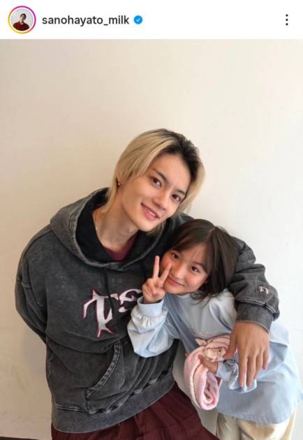 佐野勇斗『おむすび』親子役の宮崎莉里沙との再会SHOTに反響「爆沸きしました」「ずーっと仲良しなの素敵」サムネイル画像!