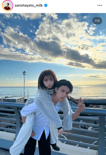 佐野勇斗、桜田ひよりをおんぶ！仲良し『ESCAPE』コンビに反響「尊い」「大好きすぎる」サムネイル画像!