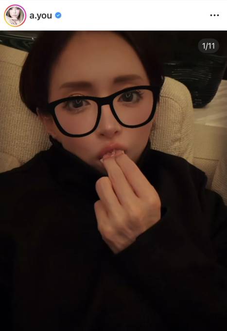 浜崎あゆみ、お茶目なもぐもぐ姿公開＆思い出を振り返り「良き日々に感謝！」