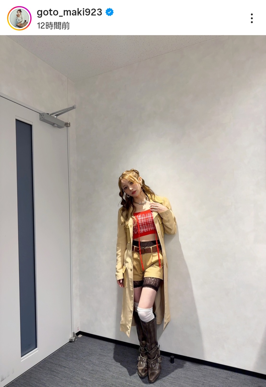 後藤真希、美スタイルが眩しい衣装SHOTに絶賛の声「ビジュえぐい！！」「可愛すぎる」