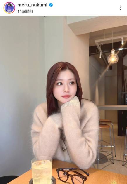 めるる、ふわふわニットが愛らしい冬コーデに絶賛の声「天使だね」「どんどん綺麗になっていく」サムネイル画像!