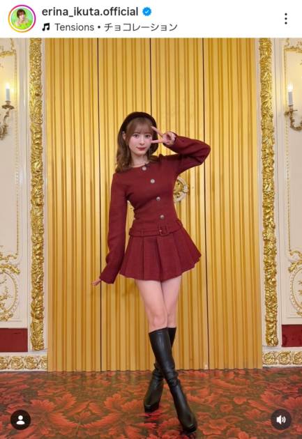 生田衣梨奈、ほっそり美脚のミニワンピSHOTに絶賛の声「お人形さんみたいなスタイルで憧れ」サムネイル画像!