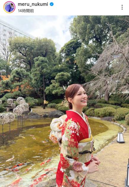 めるる、華やかな赤の振袖SHOTに絶賛の声「美しすぎて眩しい」「まさに大和撫子」サムネイル画像!