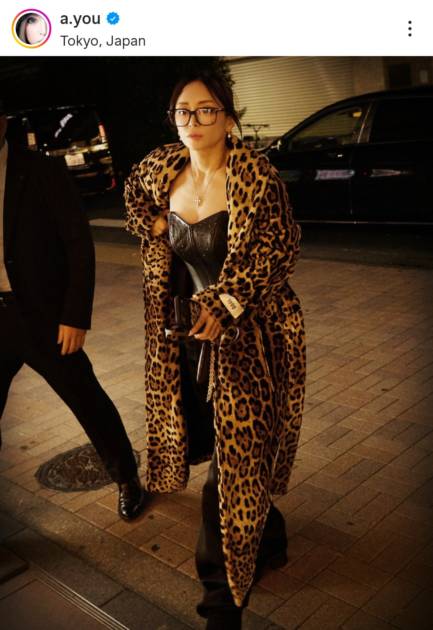 浜崎あゆみ、オーラあふれるヒョウ柄コートSHOTに反響「THEあゆで最高」「着こなし方がすごい」サムネイル画像!