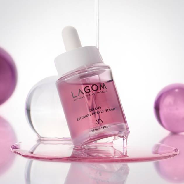 ラゴム、うるおうアゼライン酸美容液「リファイニング パープルセラム」発売サムネイル画像!