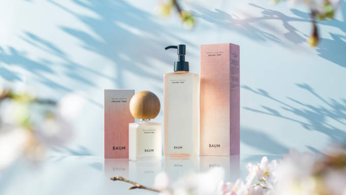 BAUM、「サクラツリー」オードトワレとハンドウォッシュが数量限定で登場