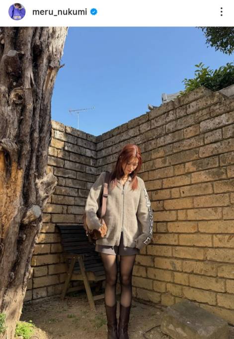 めるる、ほっそり美脚が際立つショーパンコーデに絶賛の声「綺麗すぎる」「大人っぽい」