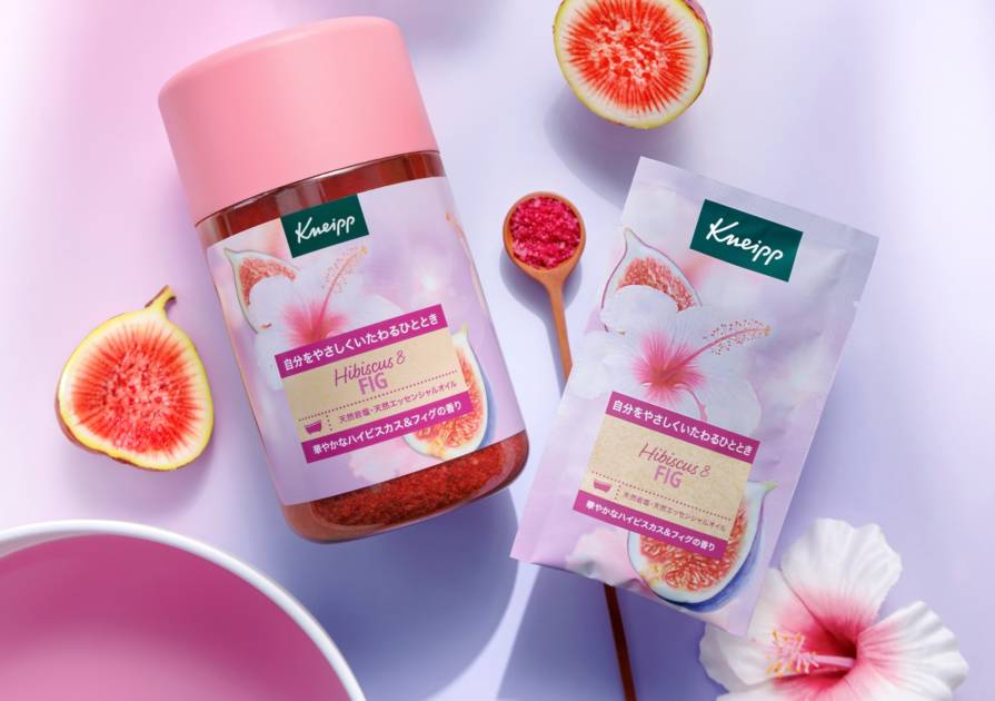 クナイプ、心とからだをいたわる華やかな香り『クナイプ バスソルト ハイビスカス＆フィグの香り』発売サムネイル画像!