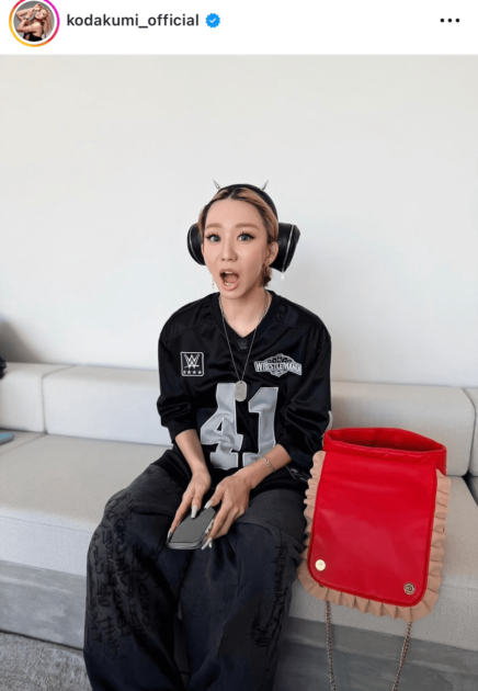 「違和感なし」倖田來未、ポーチをヘアバンド代わりにしたお茶目SHOTに反響「可愛すぎます」サムネイル画像!