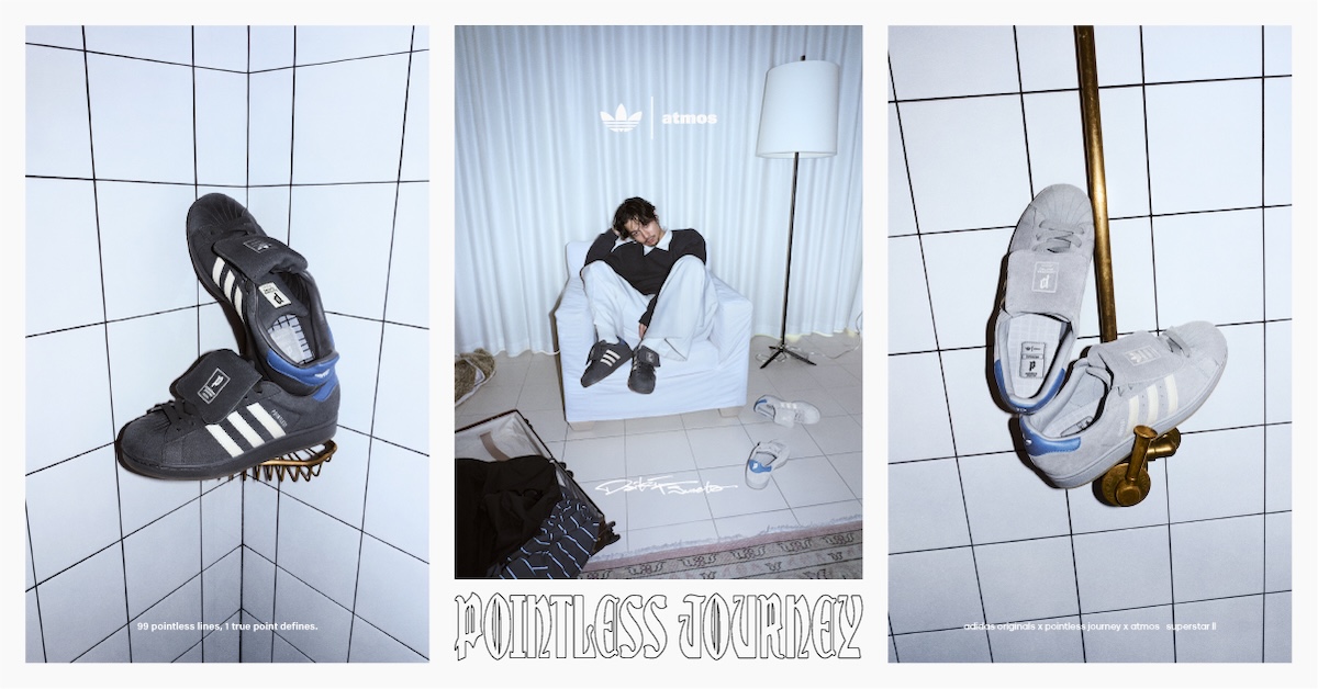 King Gnu常田大希が手がけるポイントレス ジャーニー、アディダス オリジナルス×アトモスの「スーパースター」第2弾発売
