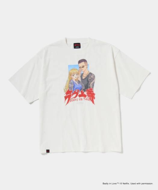 「ラヴ上等」Anime Tee／Size M-XL／Price￥8,800（税込）