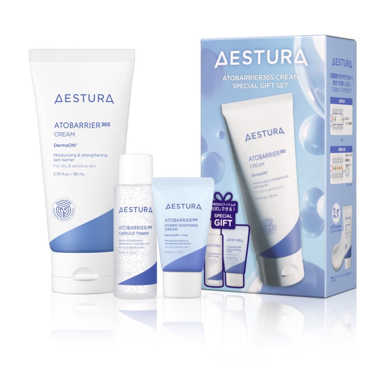 AESTURA、水分チャージ＆うるおいバリアが叶う「アトバリア365 クリーム 新商品お試しセット」発売メイン画像