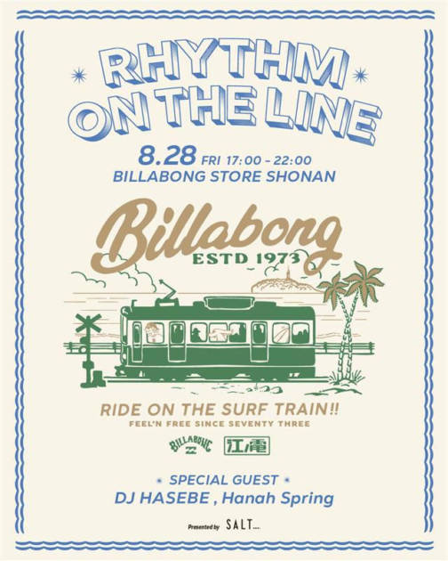 BILLABONG×ENODEN「RHYTHM ON THE LINE」produced by SALT...Magazine