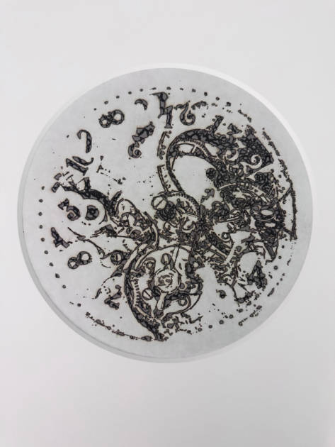 enough, yet still missing,2026,burnt paper,47.5cm x40.5cm(c)Kosuke Ichikawa/Soni.&Co. All Right Reserved.